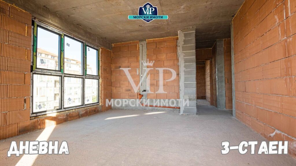 3-стаен - ПАНОРАМА МОРЕ - Спални 13 кв.м. - Бани 4 кв.м. ! КРАСИВА СГРАДА на Морския бряг - 23 - Ricom Bulgaria